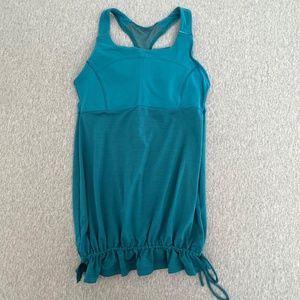 Athleta Skills & Drills Teal Athletic Tank Top | Coastal Green | Size Small